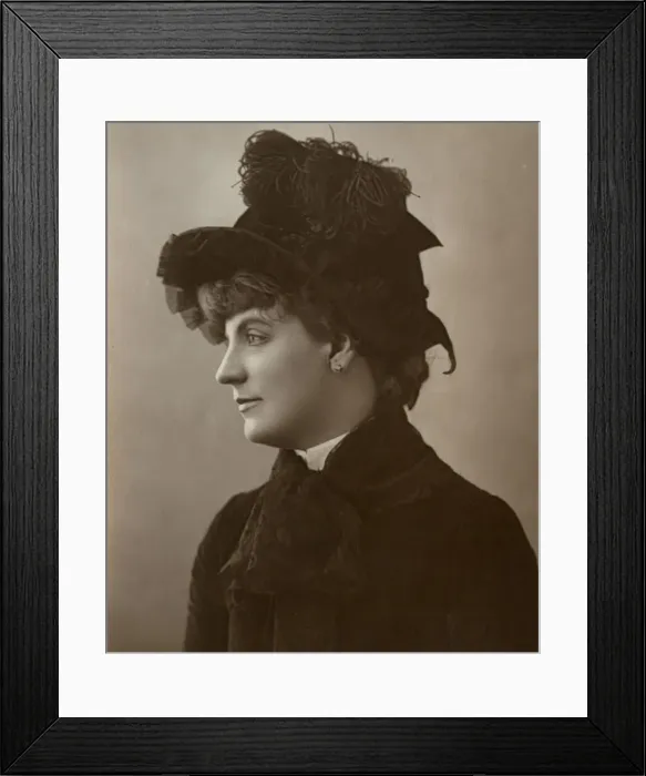Framed Print : Miss Ada Rehan, Irish-born American actress, 1888. Artist: W&D Downey
