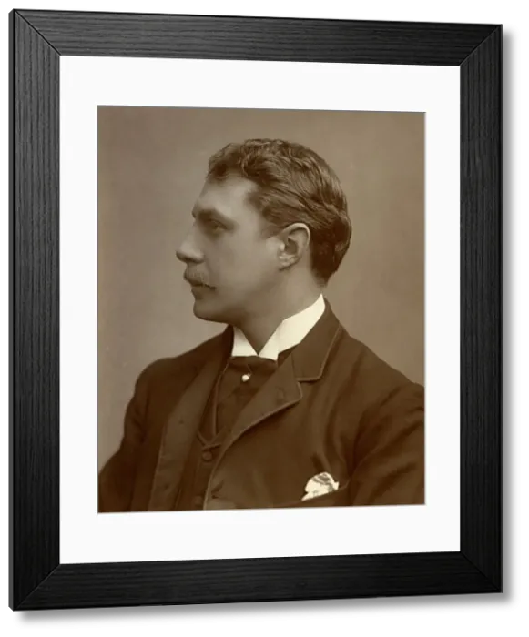 Framed Print : Frank K Cooper, 1888. Artist: Ernest Barraud Framed Print : Frank K Cooper, 1888. Artist: Ernest Barraud