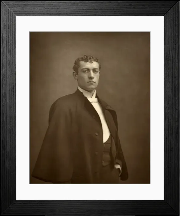 Framed Print : Lewis Waller, British actor, 1887. Artist: Ernest Barraud Framed Print : Lewis Waller, British actor, 1887. Artist: Ernest Barraud
