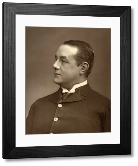 Framed Print : Gilbert Farquhar, British actor, 1887. Artist: Ernest Barraud