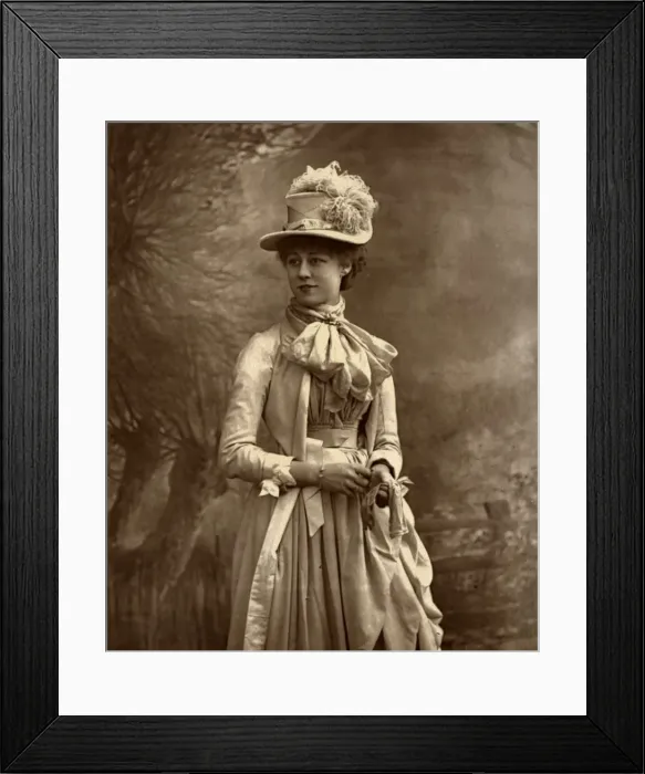 Framed Print : Violet Vanbrugh, British actress, 1887. Artist: Ernest Barraud Framed Print : Violet Vanbrugh, British actress, 1887. Artist: Ernest Barraud