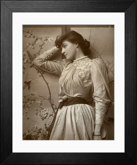 Framed Print : Cora Urquhart Brown-Potter, American actress, 1887. Artist: Ernest Barraud Framed Print : Cora Urquhart Brown-Potter, American actress, 1887. Artist: Ernest Barraud
