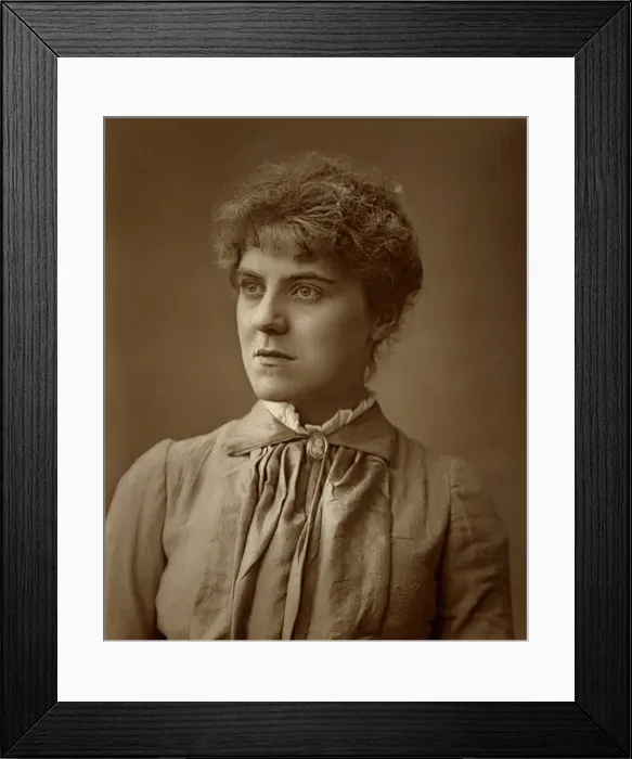 Framed Print : Janet Achurch, British actress and actor-manager, 1887. Artist: Ernest Barraud