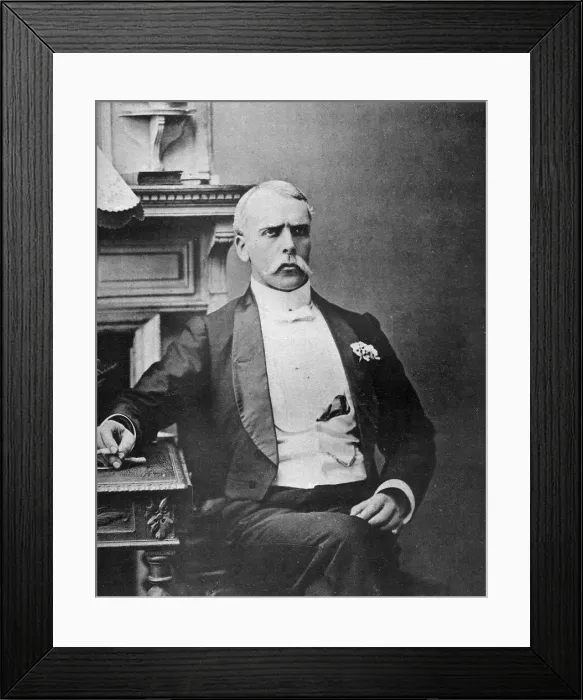 Framed Print : ES Willard, British actor, as Jim the Penman, 1887. Artist: Ernest Barraud Framed Print : ES Willard, British actor, as Jim the Penman, 1887. Artist: Ernest Barraud