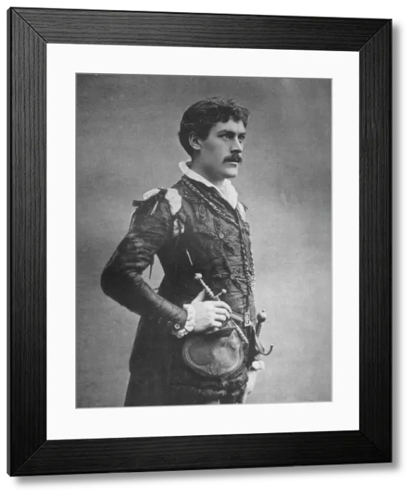 Framed Print : George Alexander, British actor and theatre manager, as Faust, 1887. Artist: Ernest Barraud Framed Print : George Alexander, British actor and theatre manager, as Faust, 1887. Artist: Ernest Barraud