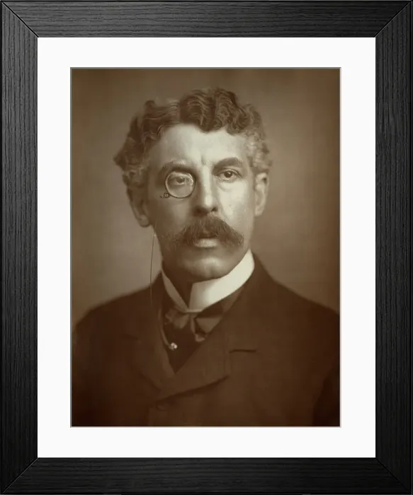 Framed Print : Squire Bancroft, British, actor-manager, 1883. Artist: St Jamess Photographic Co Framed Print : Squire Bancroft, British, actor-manager, 1883. Artist: St Jamess Photographic Co