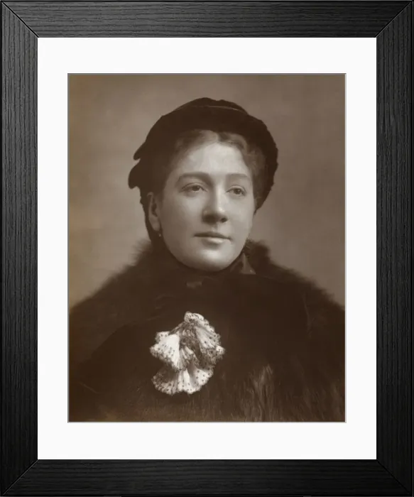 Framed Print : Madge Kendal, British actress and theatre manager, 1883. Artist: St Jamess Photographic Co Framed Print : Madge Kendal, British actress and theatre manager, 1883. Artist: St Jamess Photographic Co