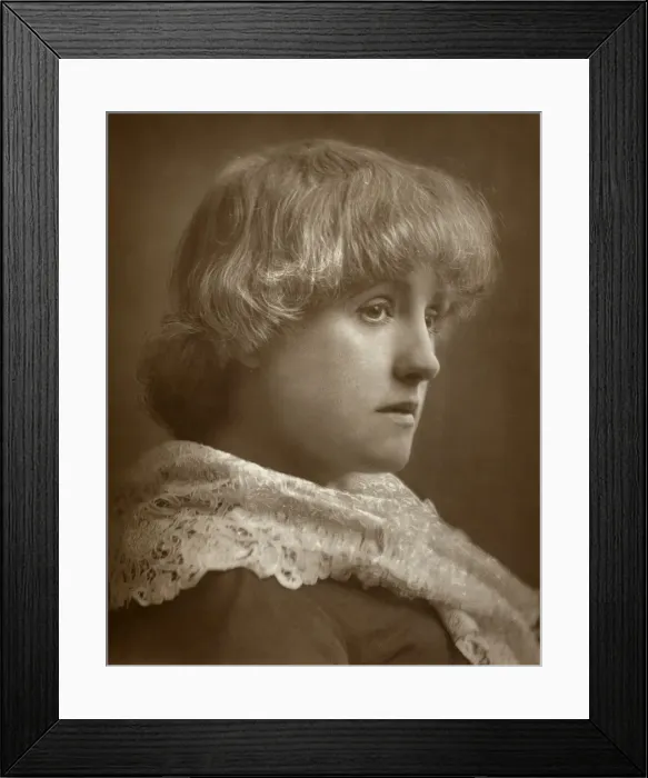 Framed Print : Mary Eastlake, British actress, 1883. Artist: St Jamess Photographic Co Framed Print : Mary Eastlake, British actress, 1883. Artist: St Jamess Photographic Co