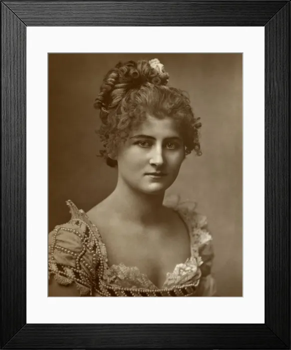 Framed Print : Mary Anderson, American actress, 1884 Framed Print : Mary Anderson, American actress, 1884