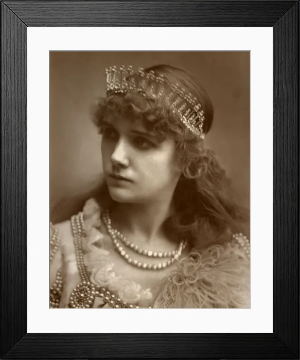 Framed Print : Marion Hood, British soprano opera and musical theatre singer, 1884. Artist: St Jamess Photographic Co Framed Print : Marion Hood, British soprano opera and musical theatre singer, 1884. Artist: St Jamess Photographic Co