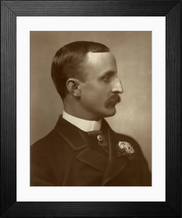 Framed Print : Edgar Bruce, British actor, 1884. Artist: St Jamess Photographic Co Framed Print : Edgar Bruce, British actor, 1884. Artist: St Jamess Photographic Co