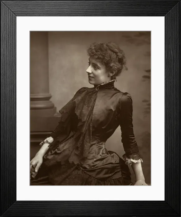 Framed Print : Helen Maud Holt (Mrs Beerbohm Tree), British actress, 1884 Framed Print : Helen Maud Holt (Mrs Beerbohm Tree), British actress, 1884
