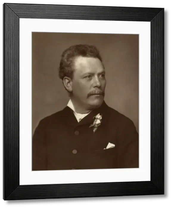 Framed Print : Lionel Brough, British actor, 1884. Artist: St Jamess Photographic Co Framed Print : Lionel Brough, British actor, 1884. Artist: St Jamess Photographic Co