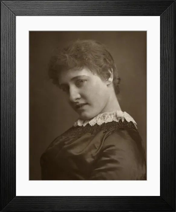 Framed Print : Mary Rorke, British actress, 1884. Artist: St Jamess Photographic Co Framed Print : Mary Rorke, British actress, 1884. Artist: St Jamess Photographic Co