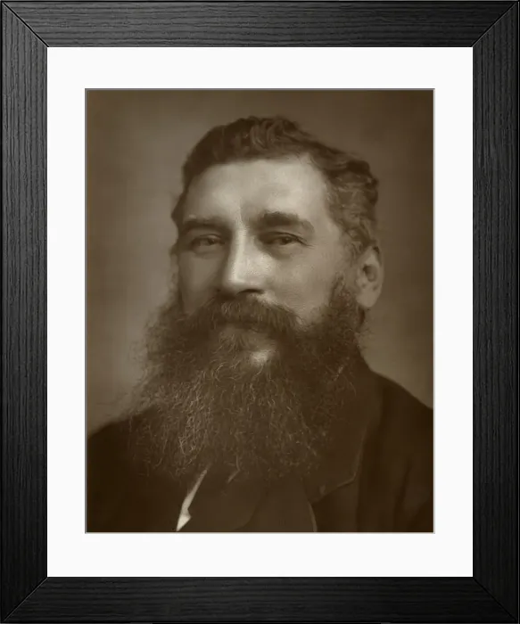 Framed Print : Joseph Knight, British writer and drama critic, 1884. Artist: Charles A Long Framed Print : Joseph Knight, British writer and drama critic, 1884. Artist: Charles A Long