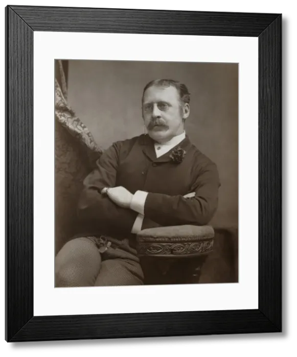 Framed Print : Clement Scott, British theatre critic, playwright and travel writer, 1886. Artist: Martin & Sallnow Framed Print : Clement Scott, British theatre critic, playwright and travel writer, 1886. Artist: Martin & Sallnow