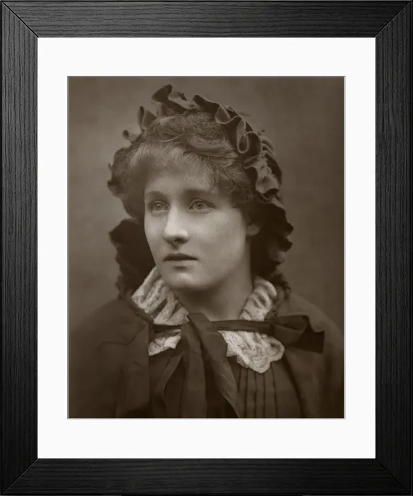 Framed Print : British actress Mary Rorke in The Harbour Lights, 1886. Artist: Barraud Framed Print : British actress Mary Rorke in The Harbour Lights, 1886. Artist: Barraud