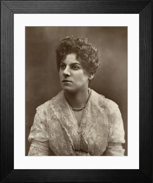 Framed Print : British actress Miss Jessie Millward in The Harbour Lights, 1886. Artist: Barraud Framed Print : British actress Miss Jessie Millward in The Harbour Lights, 1886. Artist: Barraud