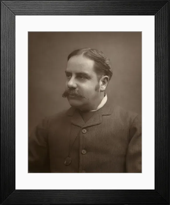 Framed Print : Alfred E Watson, British theatre critic, 1886. Artist: Barraud Framed Print : Alfred E Watson, British theatre critic, 1886. Artist: Barraud