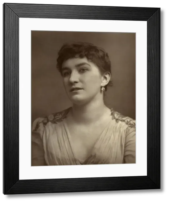 Framed Print : Nelly Bromley, British actor and singer, 1882. Artist: St Jamess Photographic Co Framed Print : Nelly Bromley, British actor and singer, 1882. Artist: St Jamess Photographic Co