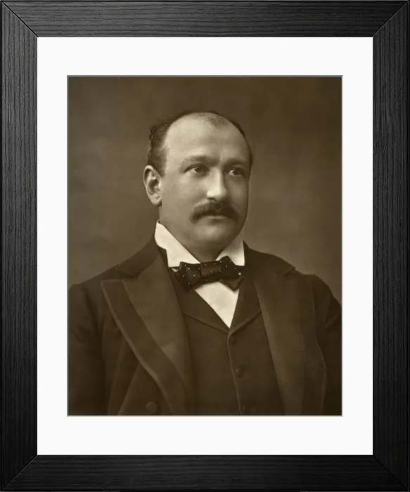 Framed Print : British actor Augustus Harris in Human Nature, 1886. Artist: Barraud Framed Print : British actor Augustus Harris in Human Nature, 1886. Artist: Barraud