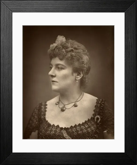 Framed Print : British actress Henrietta Lindley in Jim the Penman, 1886. Artist: Barraud Framed Print : British actress Henrietta Lindley in Jim the Penman, 1886. Artist: Barraud