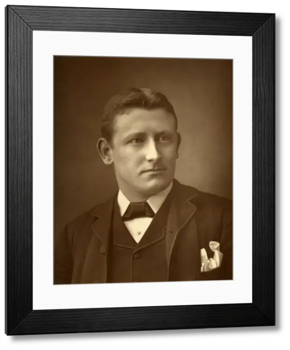Framed Print : Austin Brereton, British author, 1886. Artist: Barraud Framed Print : Austin Brereton, British author, 1886. Artist: Barraud