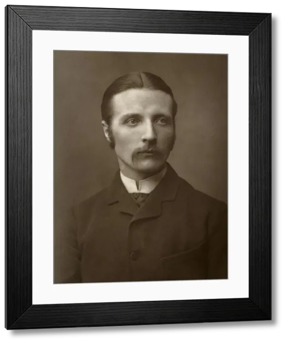 Framed Print : William Archer, British writer and critic, 1886. Artist: Barraud Framed Print : William Archer, British writer and critic, 1886. Artist: Barraud