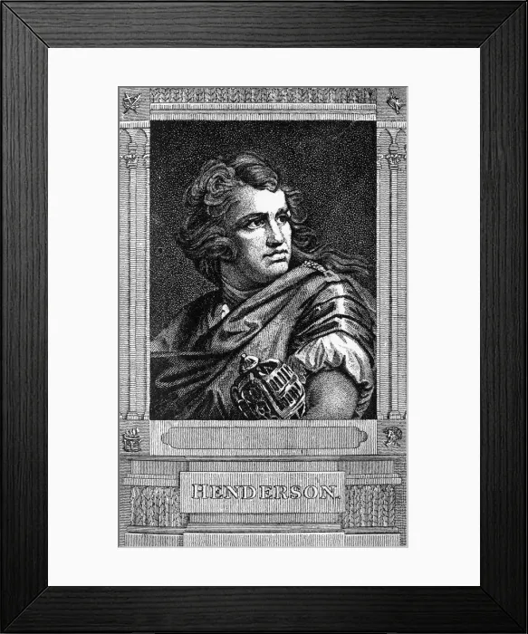 Framed Print : John Henderson, 18th century British actor, 1886 Framed Print : John Henderson, 18th century British actor, 1886
