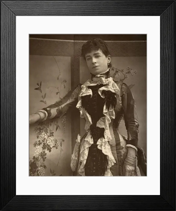 Framed Print : British actress Lady Monckton in Jim the Penman, 1886. Artist: Barraud Framed Print : British actress Lady Monckton in Jim the Penman, 1886. Artist: Barraud
