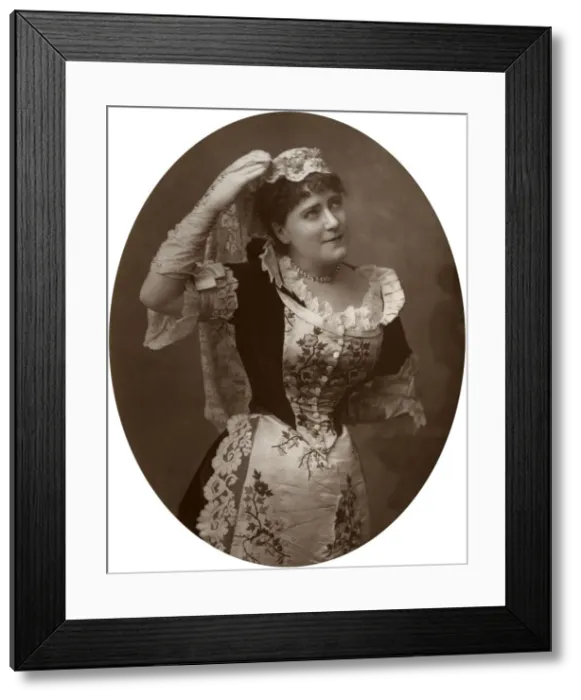 Framed Print : Ada Cavendish, British actress, 1882 Framed Print : Ada Cavendish, British actress, 1882