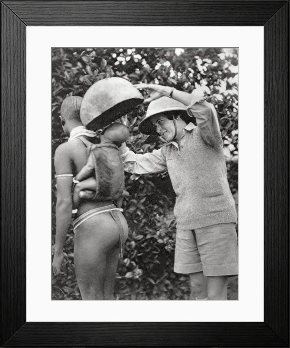 Framed Print : The calabash baby, Dodoma to Mongalla, East Africa, 1925 (1927). Artist: Thomas A Glover Framed Print : The calabash baby, Dodoma to Mongalla, East Africa, 1925 (1927). Artist: Thomas A Glover