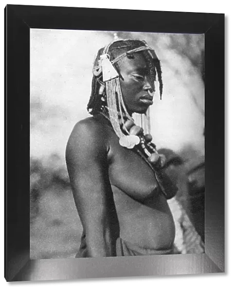 Arab woman of the Southern Sudan, Abu Matarik to Halfa, Sudan, 1925 (1927). Artist: Thomas A Glover