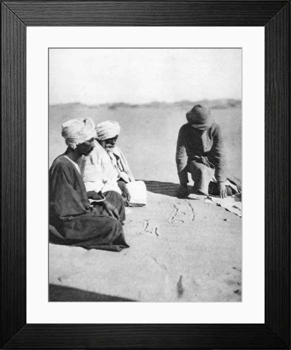 Framed Print : Mapping in the sand, Halfa to Shellal, Egypt, 1926 (1927). Artist: Thomas A Glover Framed Print : Mapping in the sand, Halfa to Shellal, Egypt, 1926 (1927). Artist: Thomas A Glover