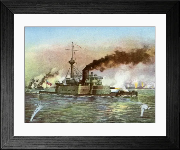 Framed Print : The Puritan at Matanzas, 1898 Framed Print : The Puritan at Matanzas, 1898