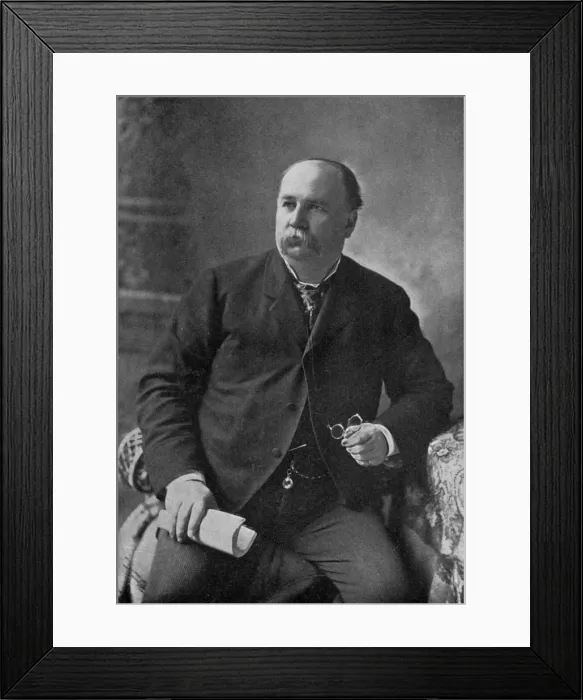 Framed Print : Garret Hobart, American politician, 1898 Framed Print : Garret Hobart, American politician, 1898