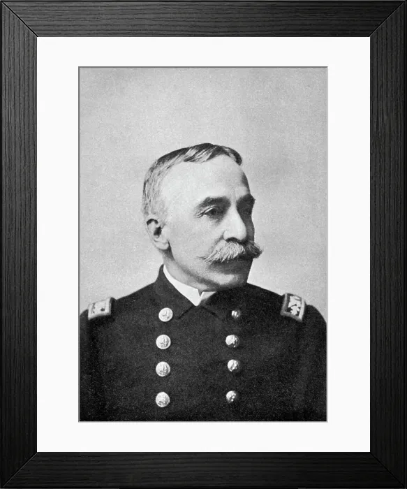 Framed Print : George Dewey, American admiral, 1898 Framed Print : George Dewey, American admiral, 1898