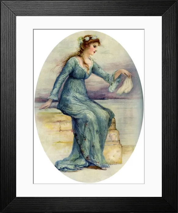 Framed Print : The Farewell, 1906 Framed Print : The Farewell, 1906
