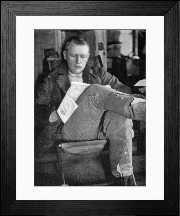 Framed Print : Fridtjof Nansen after his wash and brush up, 1896 (1899). Artist: Frederick George Jackson Framed Print : Fridtjof Nansen after his wash and brush up, 1896 (1899). Artist: Frederick George Jackson