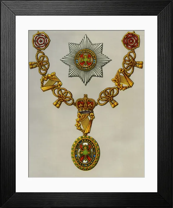 Framed Print : The Most Illustrious Order of St Patrick, 1941 Framed Print : The Most Illustrious Order of St Patrick, 1941