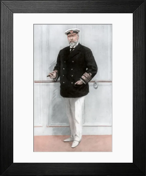 Framed Print : King Edward VII of the United Kingdom, 1910. Artist: Arthur Garratt Framed Print : King Edward VII of the United Kingdom, 1910. Artist: Arthur Garratt