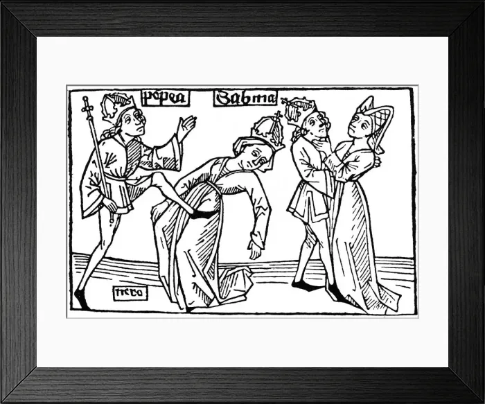 Framed Print : Nero and Poppaea, 1479 (1964) Framed Print : Nero and Poppaea, 1479 (1964)