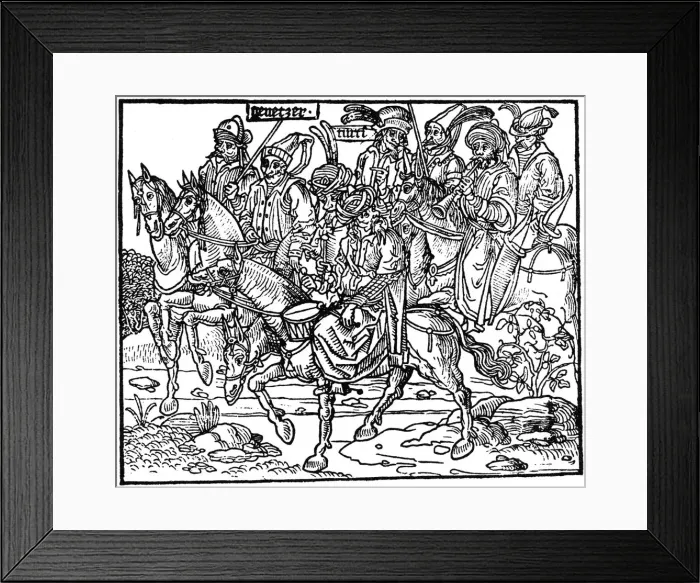 Framed Print : Janissaries, 1486 (1964) Framed Print : Janissaries, 1486 (1964)