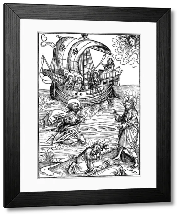 Framed Print : Scene from the Schatzbehalter, 1491 (1964) Framed Print : Scene from the Schatzbehalter, 1491 (1964)