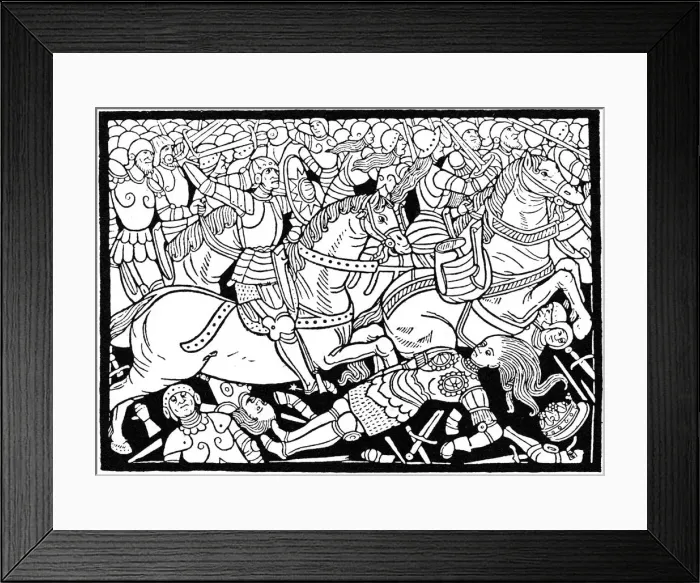 Framed Print : Death of Penthesilea, 1484 (1964)