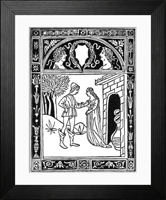 Framed Print : Thais and the youth, 1487 (1964) Framed Print : Thais and the youth, 1487 (1964)
