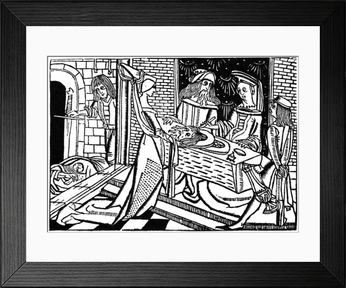 Framed Print : Herodias with the head of John the Baptist, 1488 (1964) Framed Print : Herodias with the head of John the Baptist, 1488 (1964)