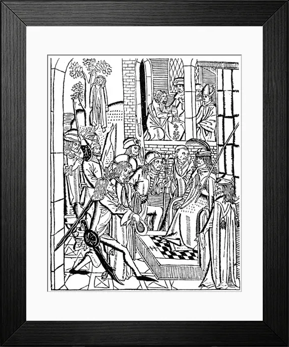 Framed Print : Christ before Pilate, 1488 (1964)