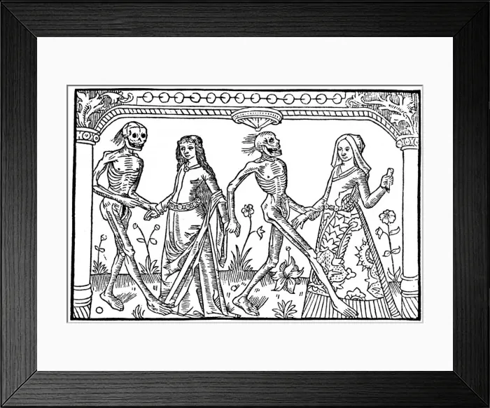 Framed Print : The Bride, the Daughter of Joy and their dead Selves, 1486 (1964) Framed Print : The Bride, the Daughter of Joy and their dead Selves, 1486 (1964)