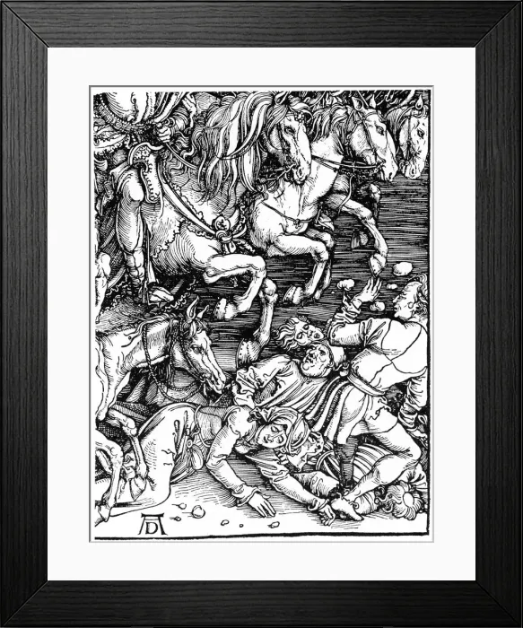 Framed Print : Detail from the Apocalypse, 1498 (1964) Framed Print : Detail from the Apocalypse, 1498 (1964)